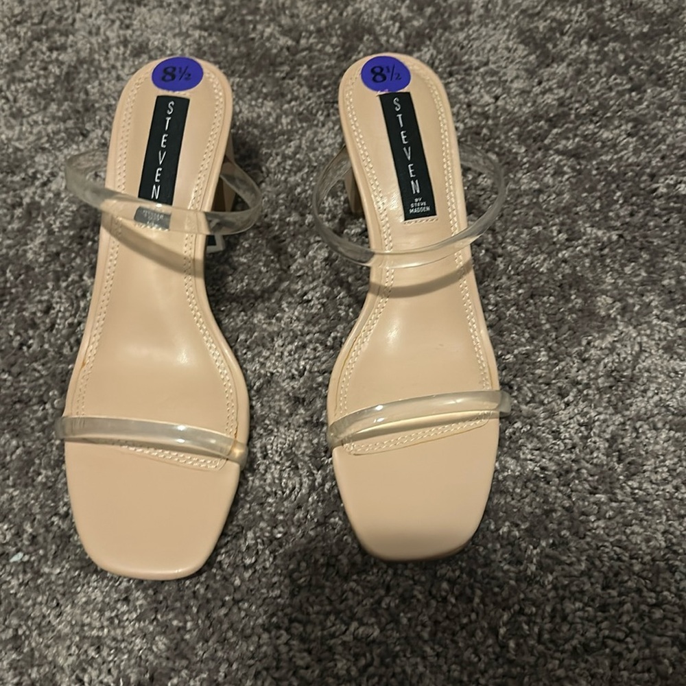 Clear heels